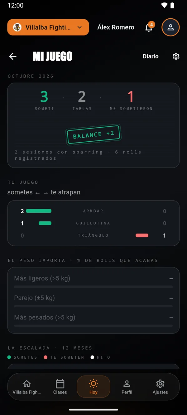 Mi juego en modo oscuro.